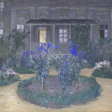 Дворянское гнездо (Цветник возле дома) (1911)