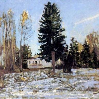Старая усадьба зимой (1911)