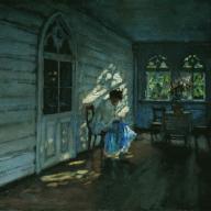 Жуковский С. На террасе (1904)