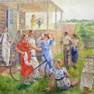 Заводская молодежь на даче (Коммуна заводской молодежи) (1937)